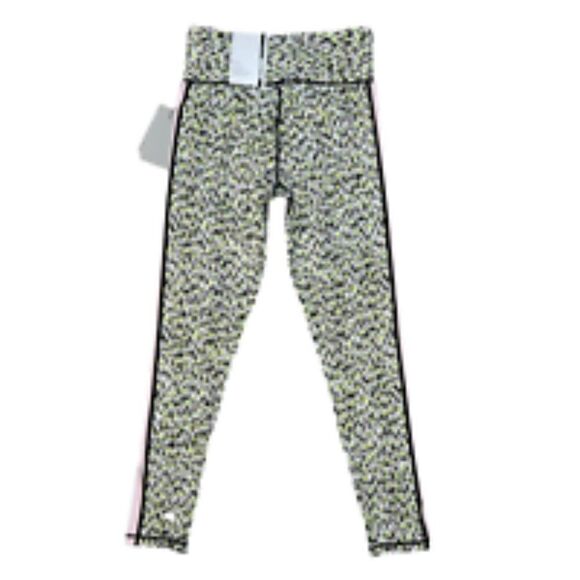 DKNY Sport Black Multicolor Confetti Print High Waist Leggings Womens Medium NWT - Picture 3 of 9